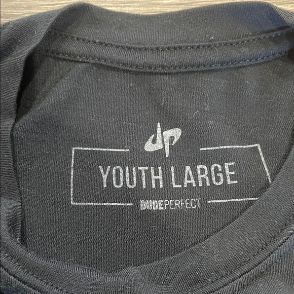 Dude Perfect Black and Green Graphic Tee - Picture 4 of 4